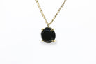 Black Onyx Necklace in 14k Gold necklaces Anemone Jewelry