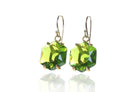 Large Peridot Gold Filled Earrings Earrings Anemone Jewelry