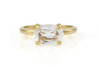 Unique Clear Quartz Ring in 14K Gold-filled Band Rings Anemone Unique