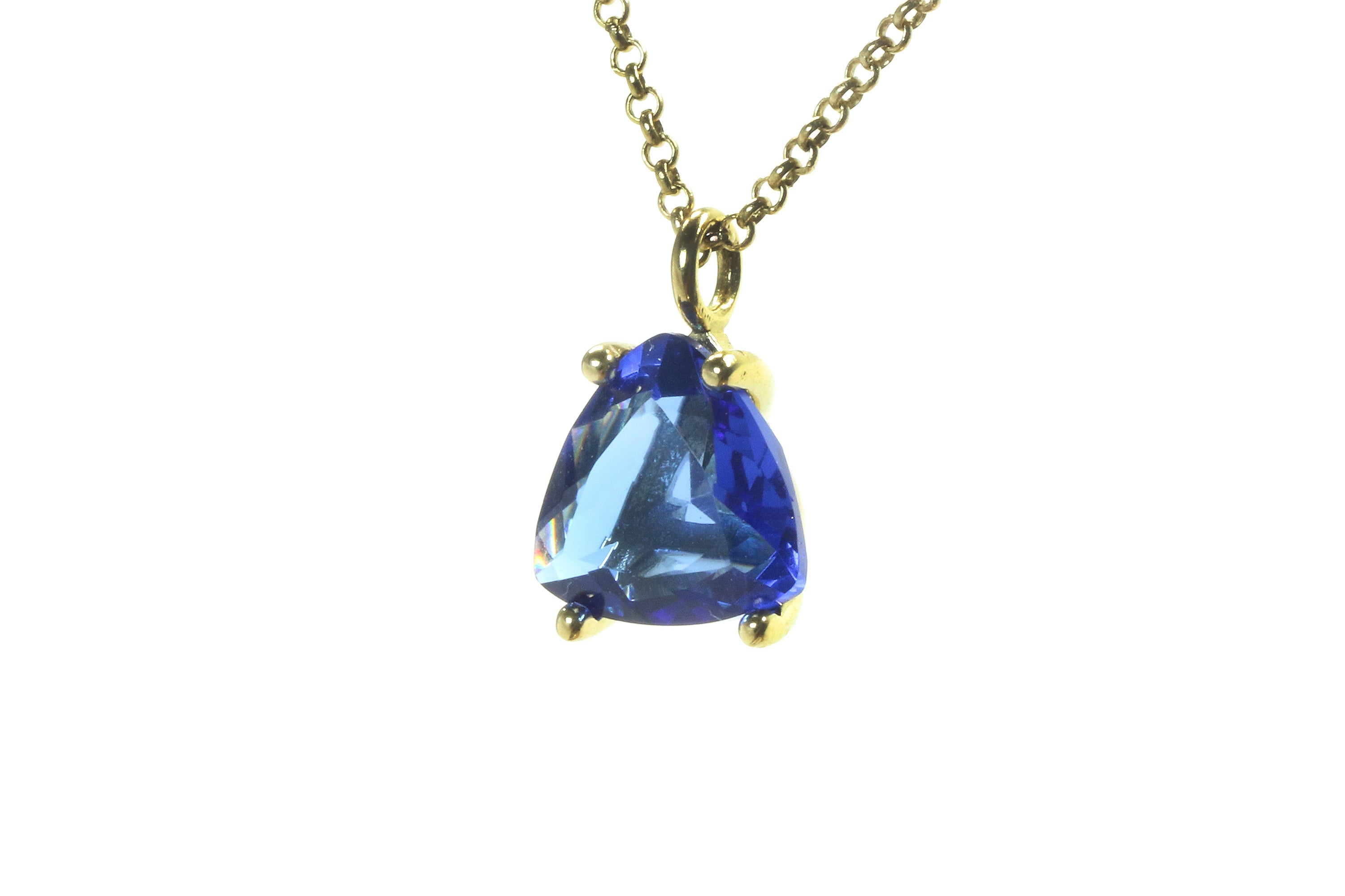 Glamorous Sapphire Jewelry Gold Filled Necklace necklaces Anemone Unique