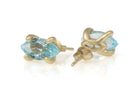 Blue Topaz Gold Filled Earrings Earrings Anemone Unique