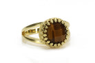 Stackable Dainty Tiger Eye 14k Gold Filled Ring Rings Anemone Jewelry