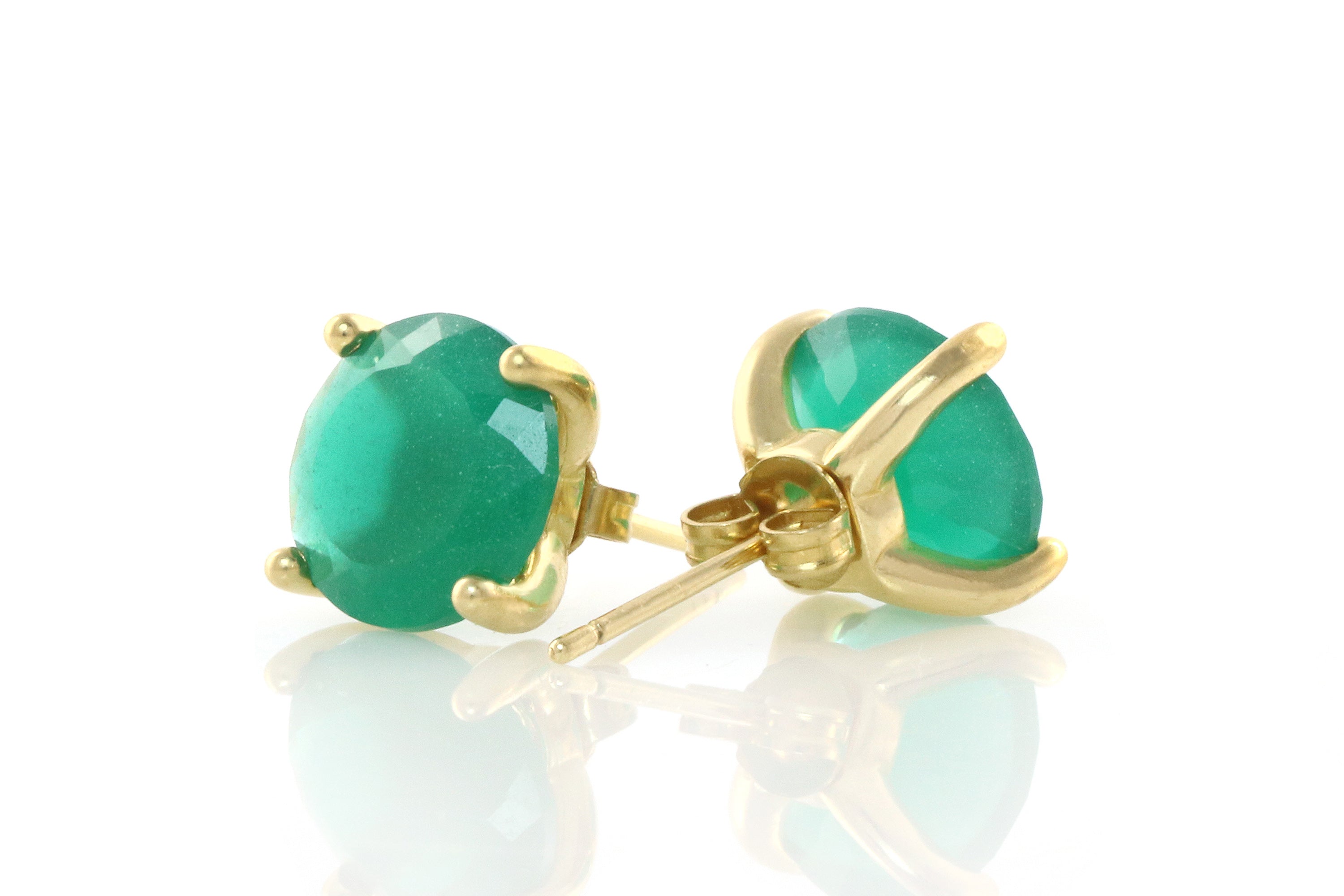 Sophisticated Onyx Jewelry Gold Stud Earrings Earrings Anemone Unique