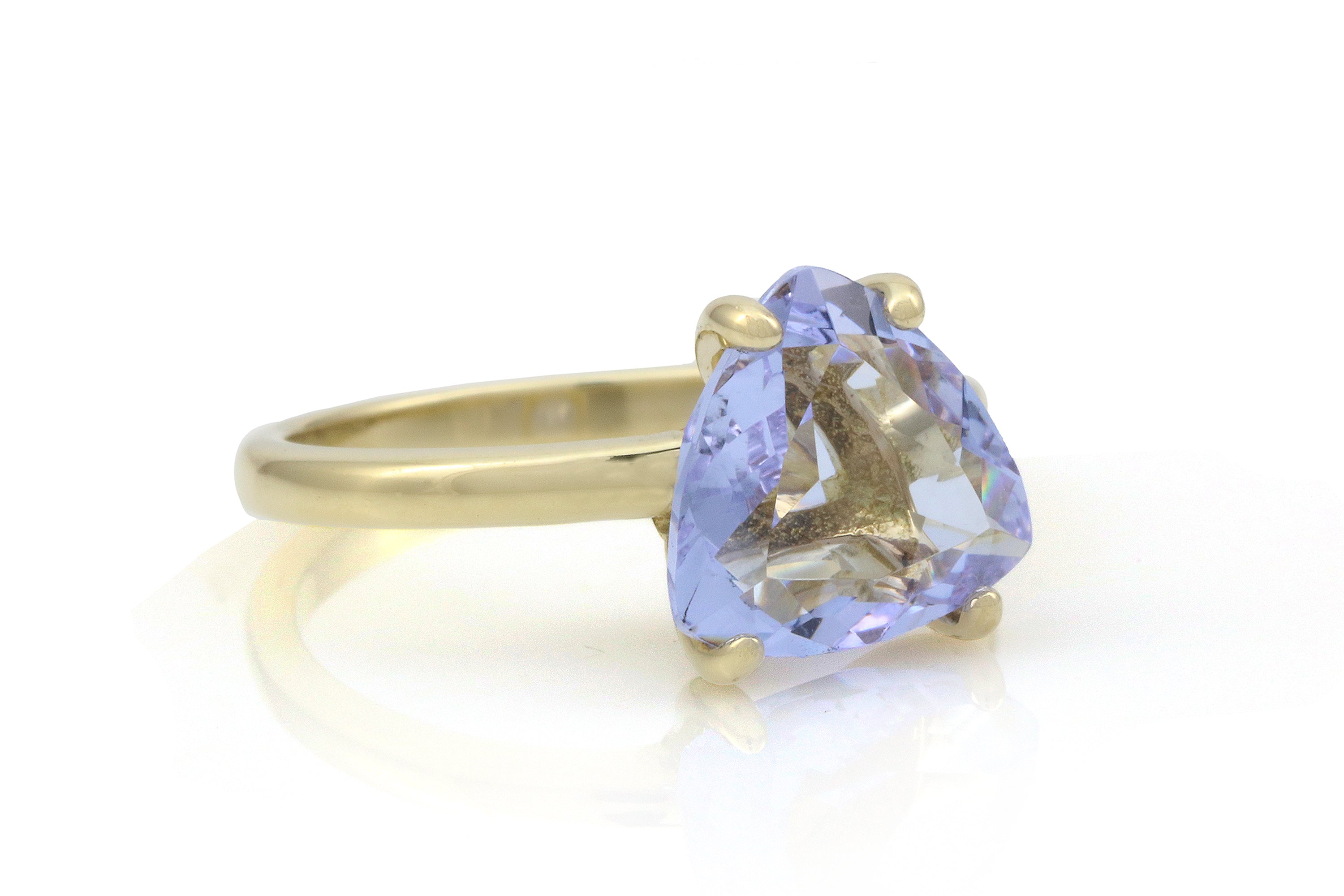 Lustrous Tanzanite Gold Filled Ring Rings Anemone Unique