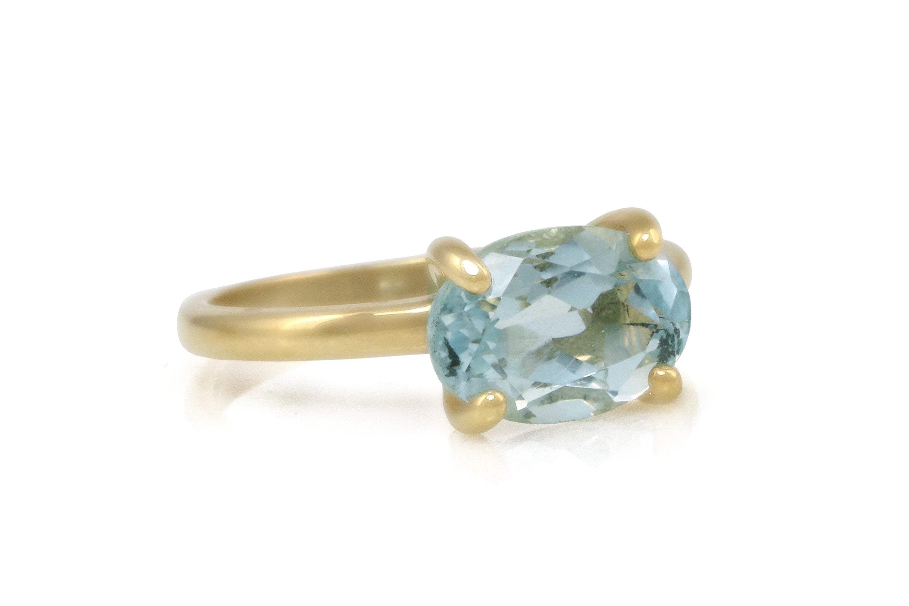 14K Gold-filled Topaz Ring Rings Anemone Unique