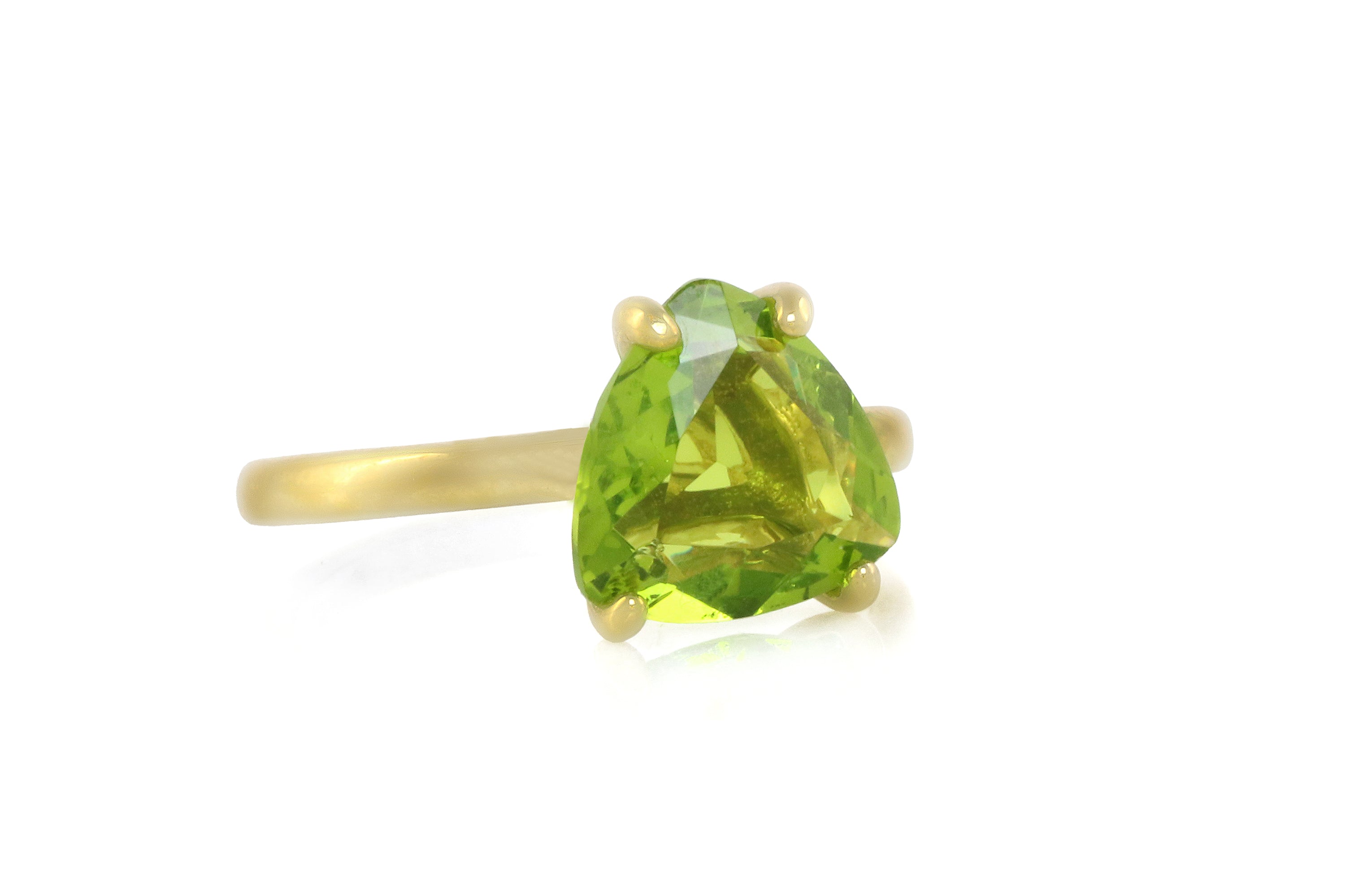Peridot Ring for Women in Sterling Silver Rings Anemone Unique