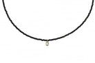 Spinel Gemstone Beaded Necklace with Cubic Zirconia Pendant necklaces Anemone Unique