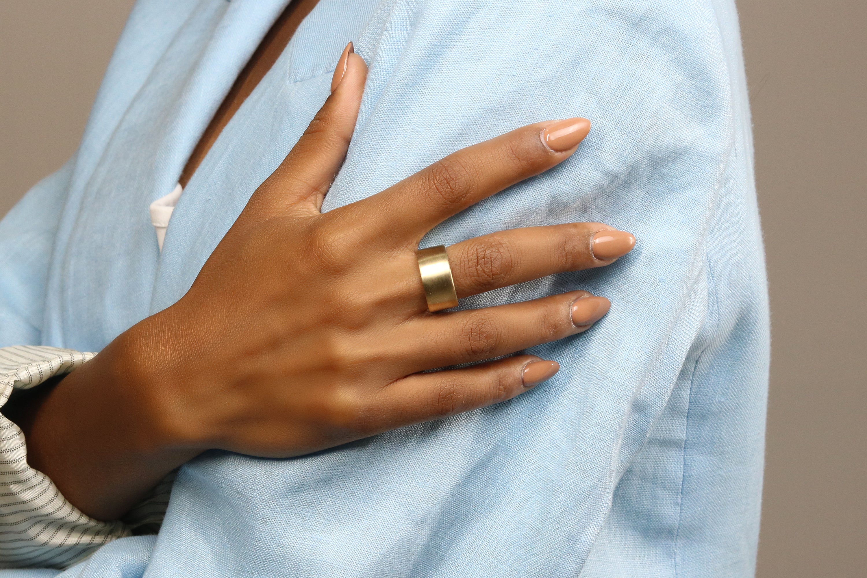Customizable Band Ring in Sterling Silver Rings My DNA