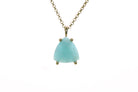 Beautiful Amazonite Necklace in Gold Filled Chain necklaces Anemone Unique