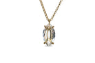 Marquise Clear Quartz Necklace necklaces Anemone Jewelry