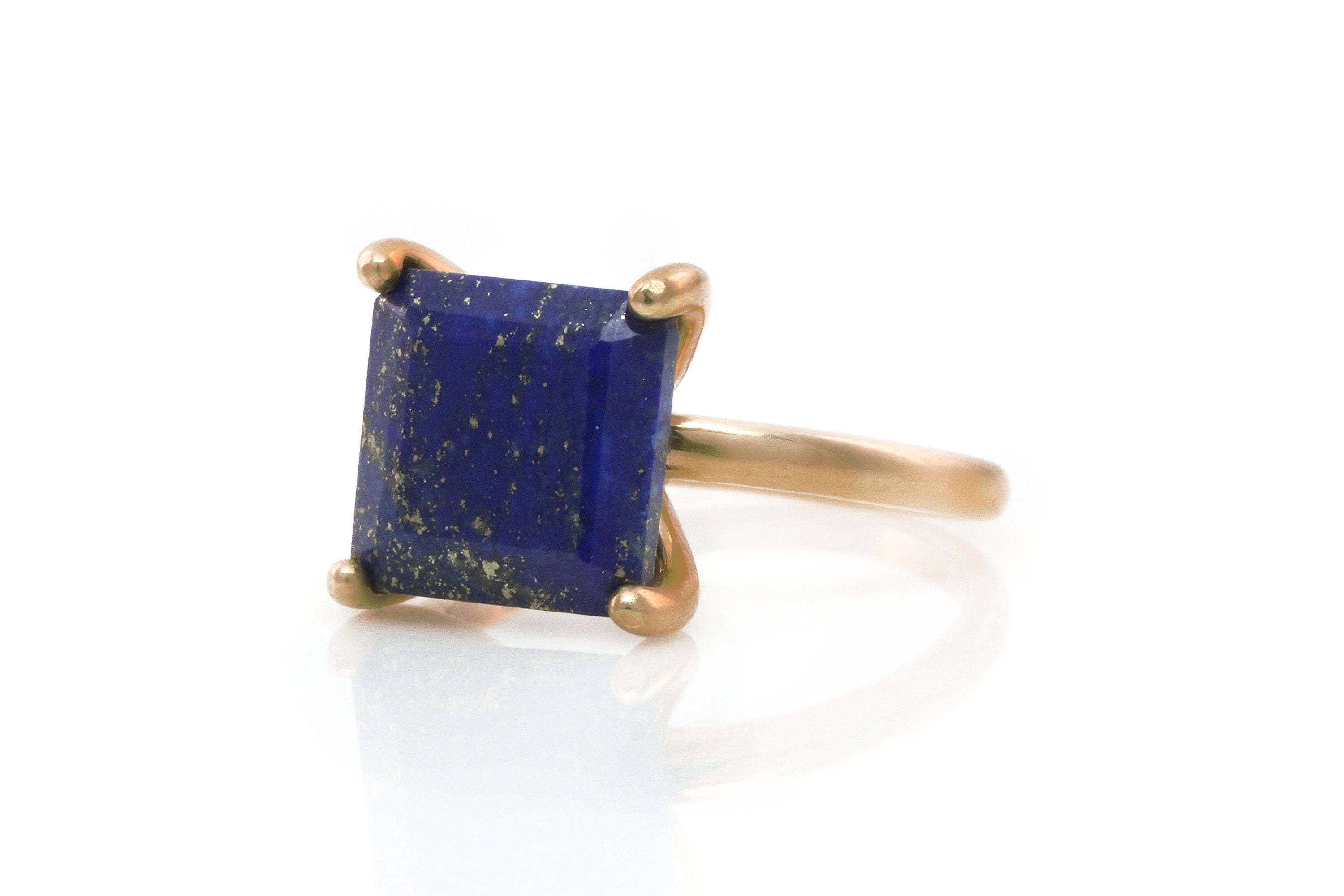 Enchanting Lapis Lazuli in 925 Sterling Silver Rings Anemone Unique