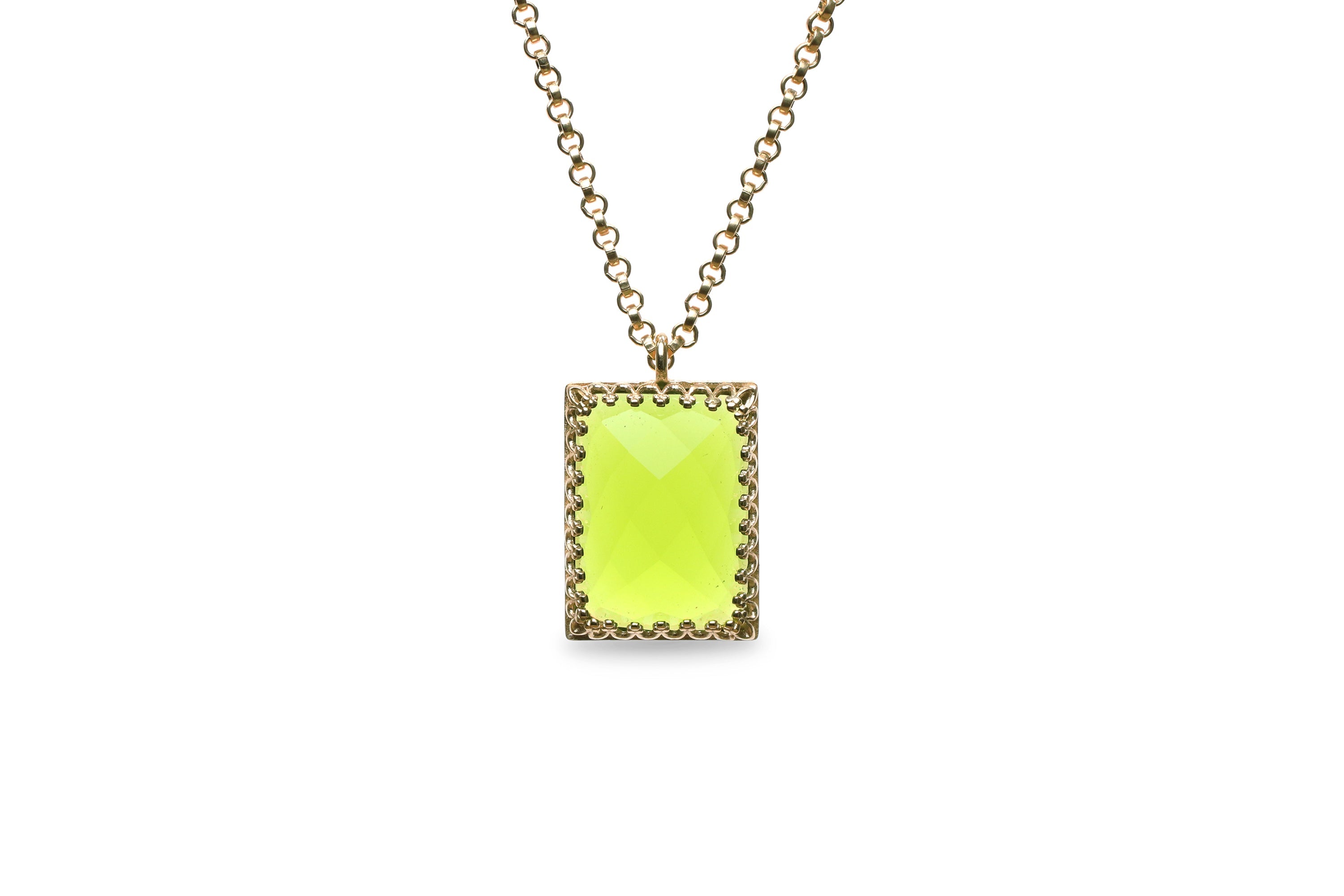 Peridot Jewelry Custom 14k Necklace necklaces Anemone Jewelry