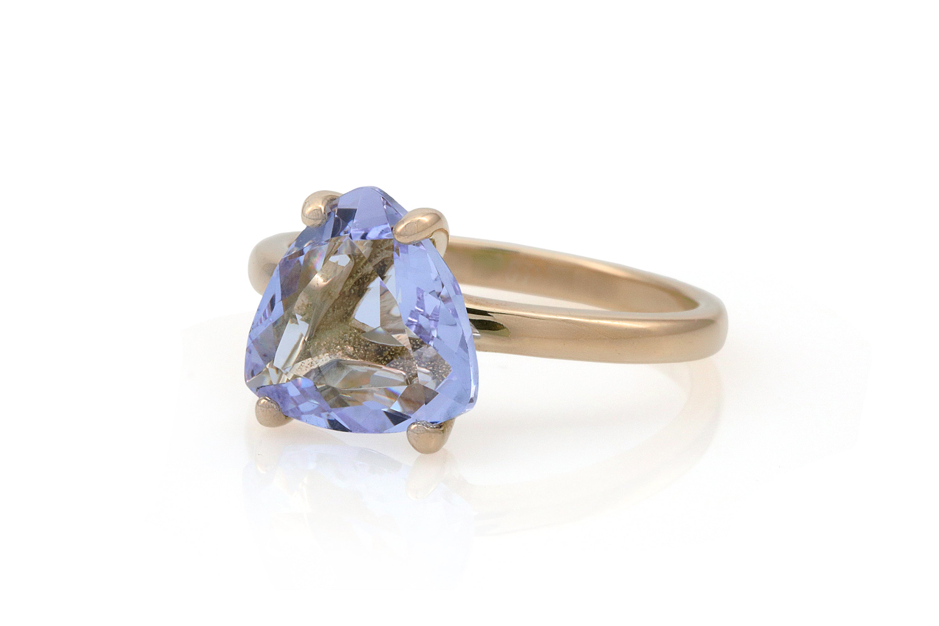 Appealing Tanzanite Jewelry Ring in Silver Rings Anemone Unique
