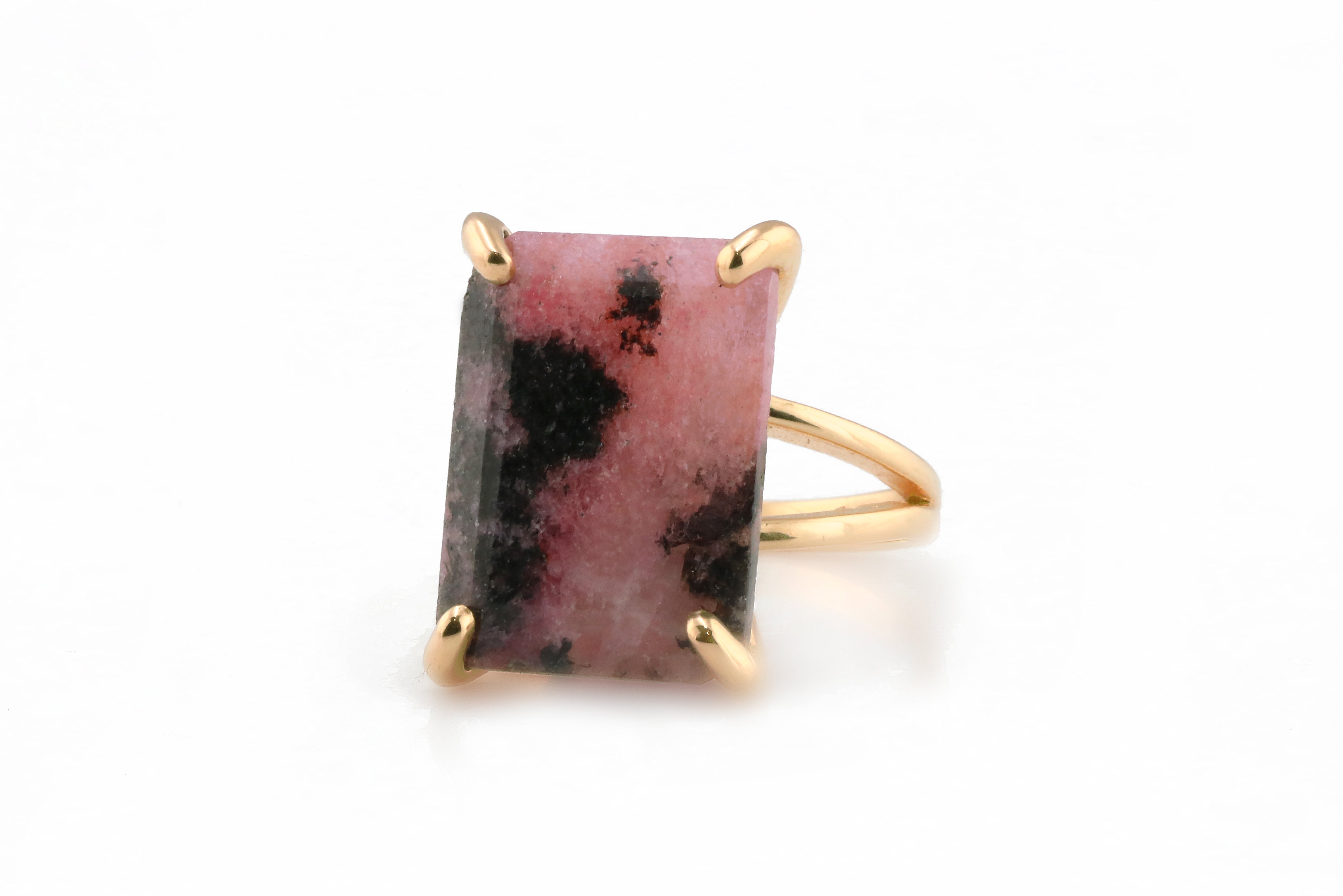 Rhodonite Ring in Sterling Silver Rings Anemone Jewelry