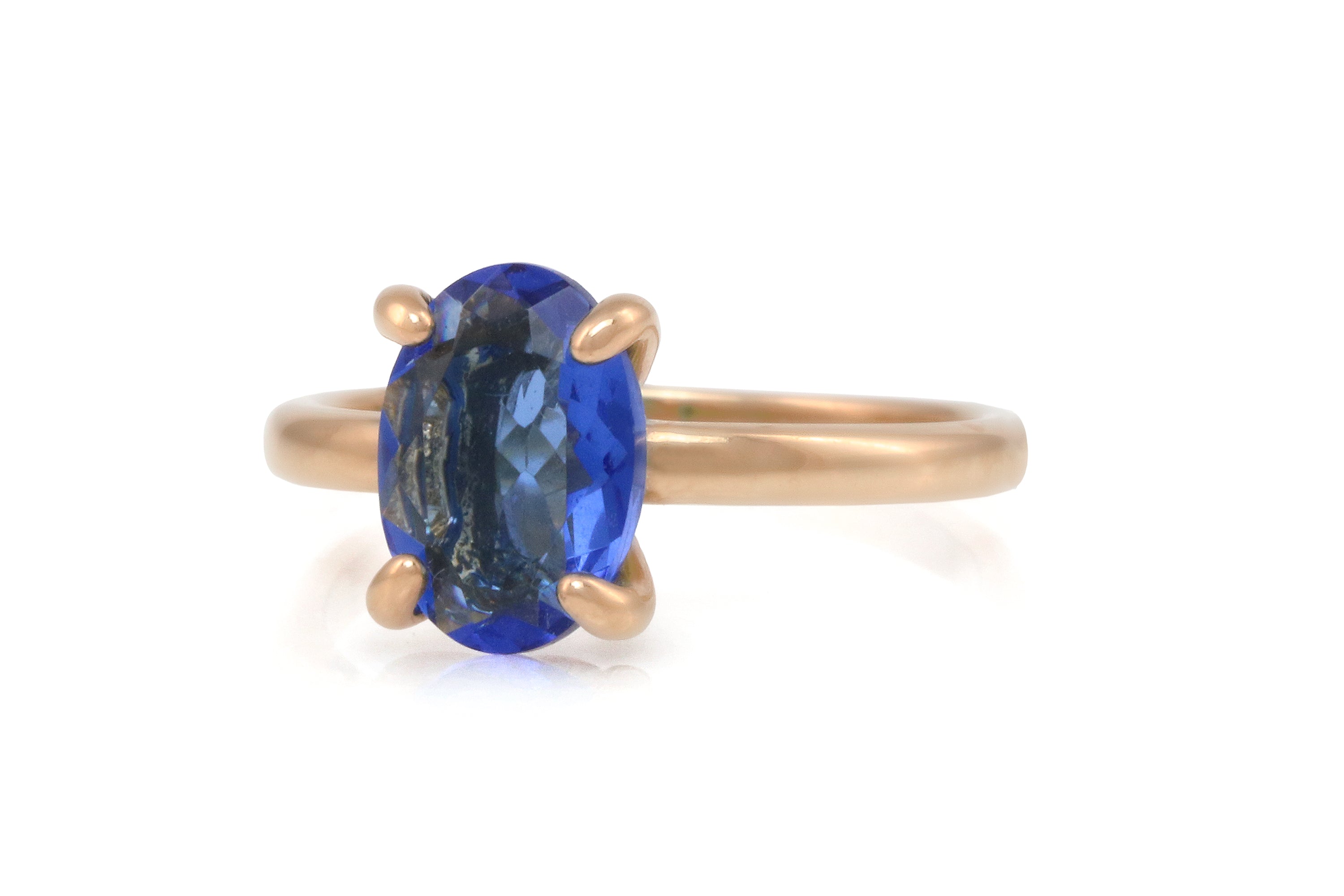 Handmade Sterling Silver Sapphire Ring Rings Anemone Unique