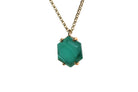 Vibrant Malachite Pendant Necklace in Sterling Silver necklaces Anemone Jewelry
