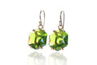 Large Peridot Gold Filled Earrings Earrings Anemone Jewelry
