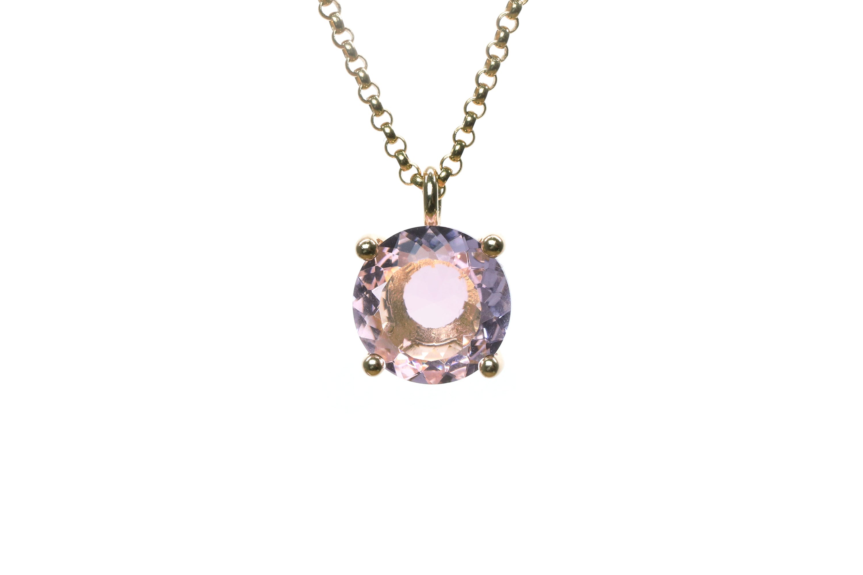 Darling Gold Filled Rose Quartz Necklace necklaces Anemone Unique