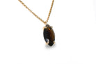 Marquise Smoky Quartz Necklace in 14k Gold necklaces Anemone Jewelry