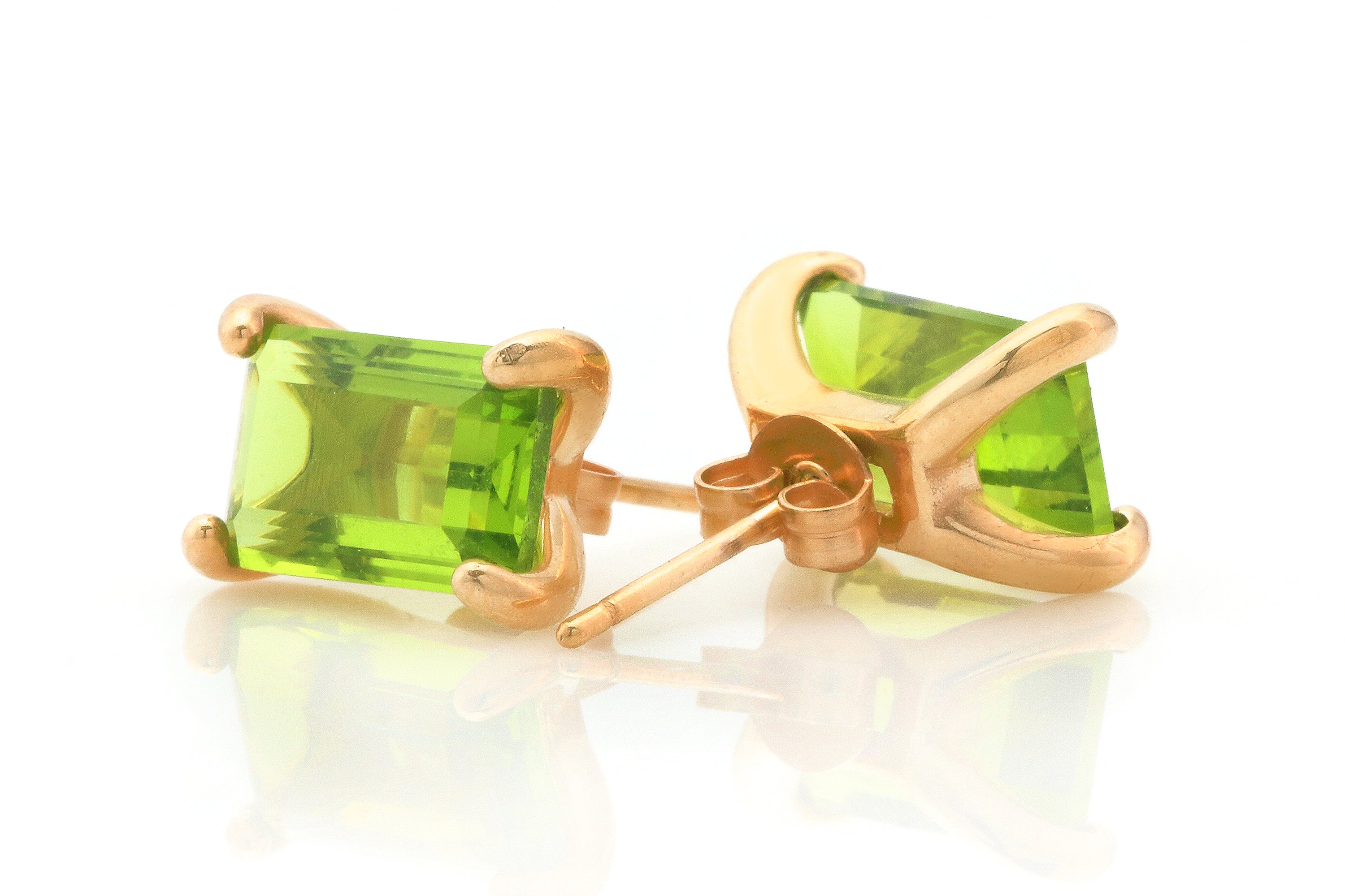 Sophisticated Peridot Gold Filled Earrings Earrings Anemone Unique