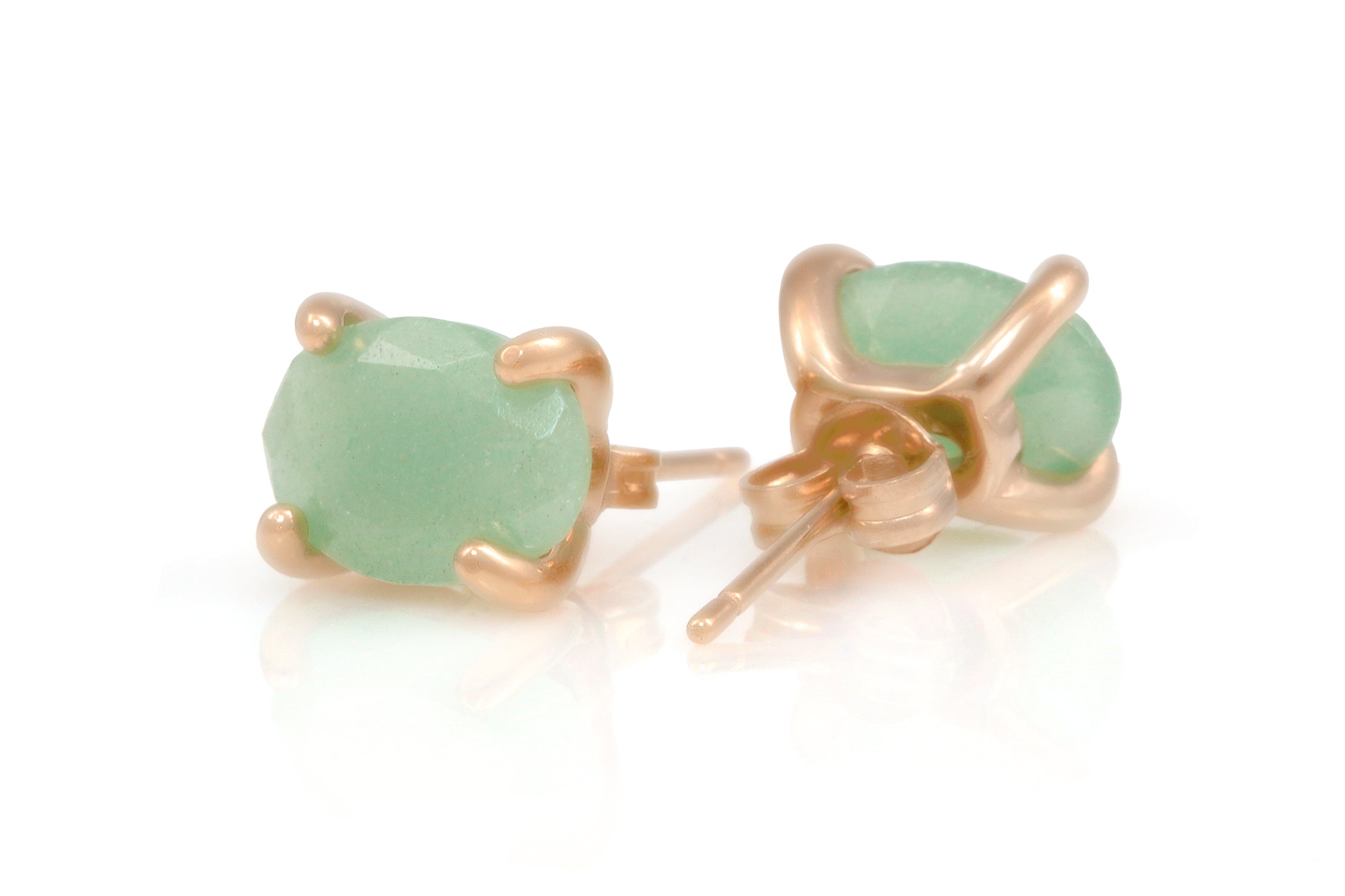 Green Aventurine Gold Filled Earrings Earrings Anemone Unique