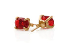 Adorable Ruby Gold Filled Earrings Earrings Anemone Unique