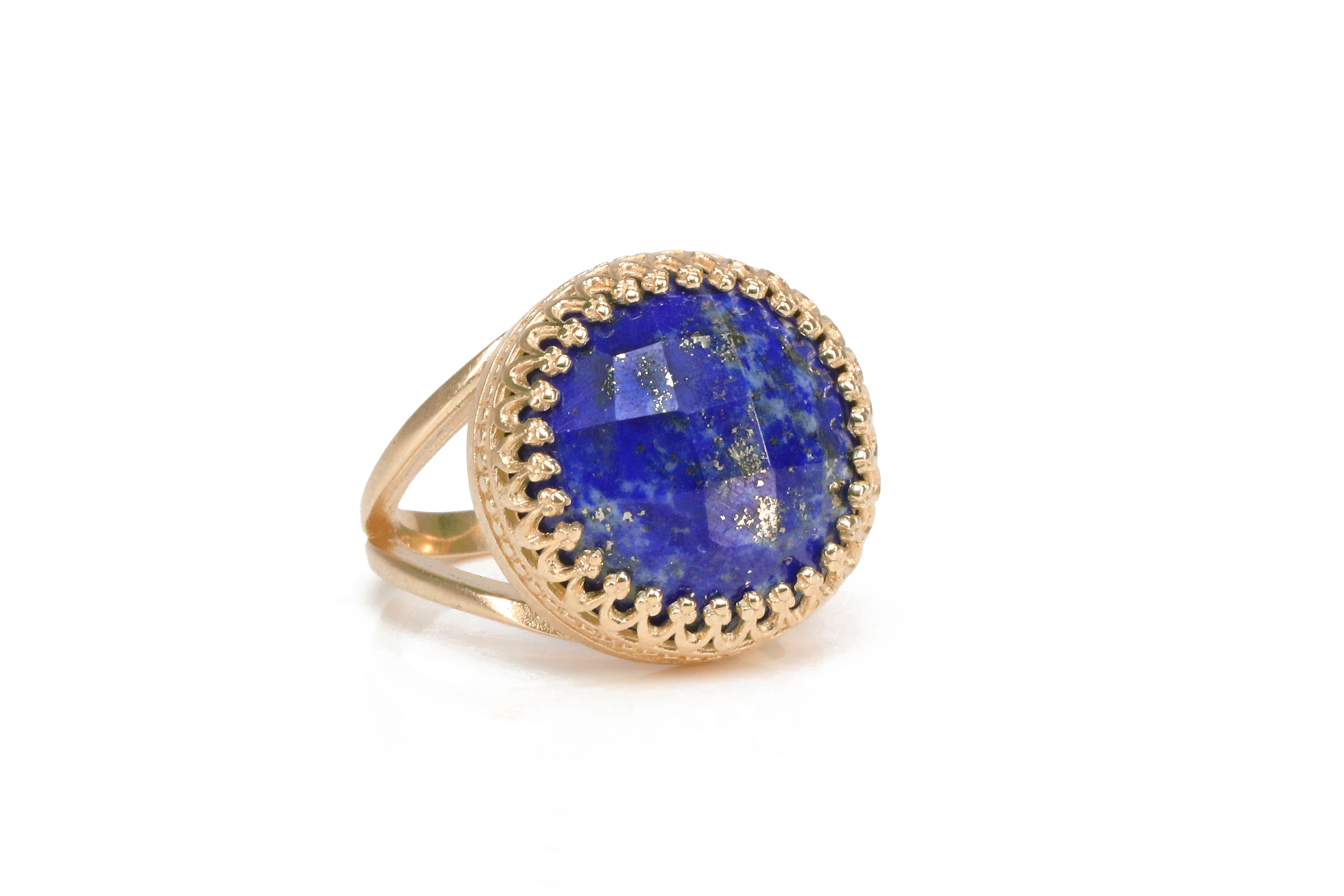 Lapis Lazuli in 14k Gold-filled Ring Band Rings Anemone Jewelry