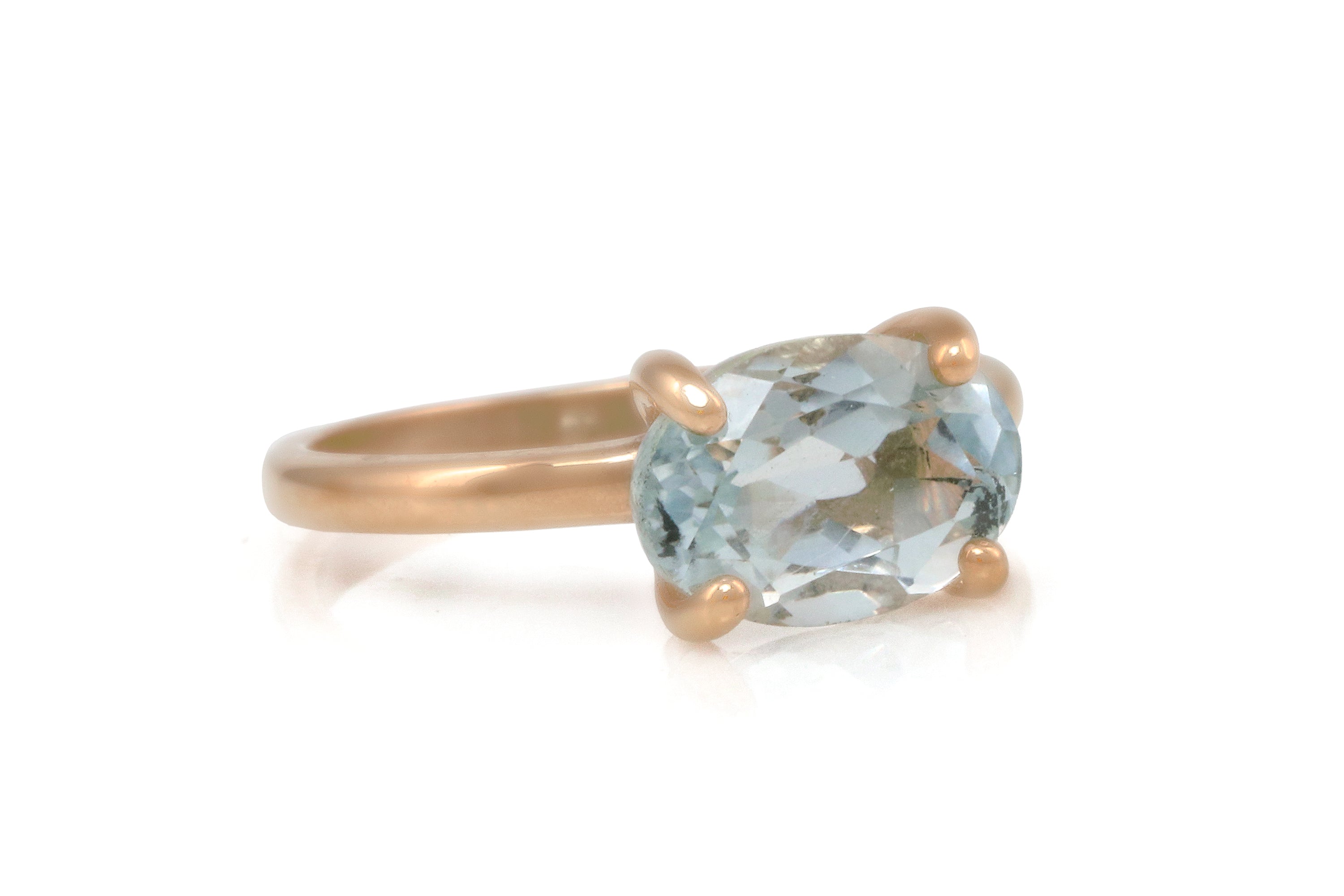 14K Gold-filled Topaz Ring Rings Anemone Unique