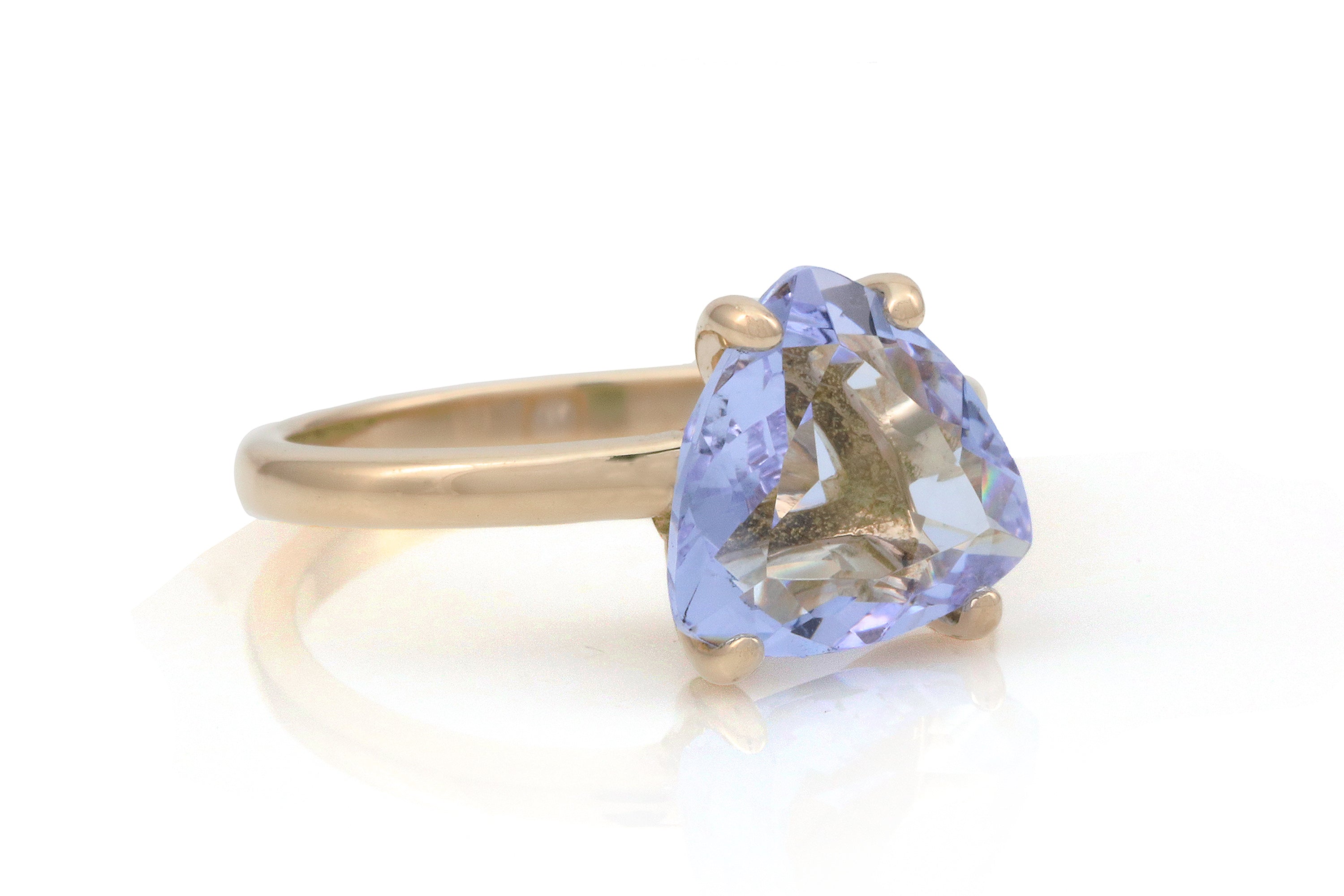 Lustrous Tanzanite Gold Filled Ring Rings Anemone Unique