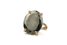 15CT Pyrite Stone Rings in Sterling Silver Rings Anemone Jewelry