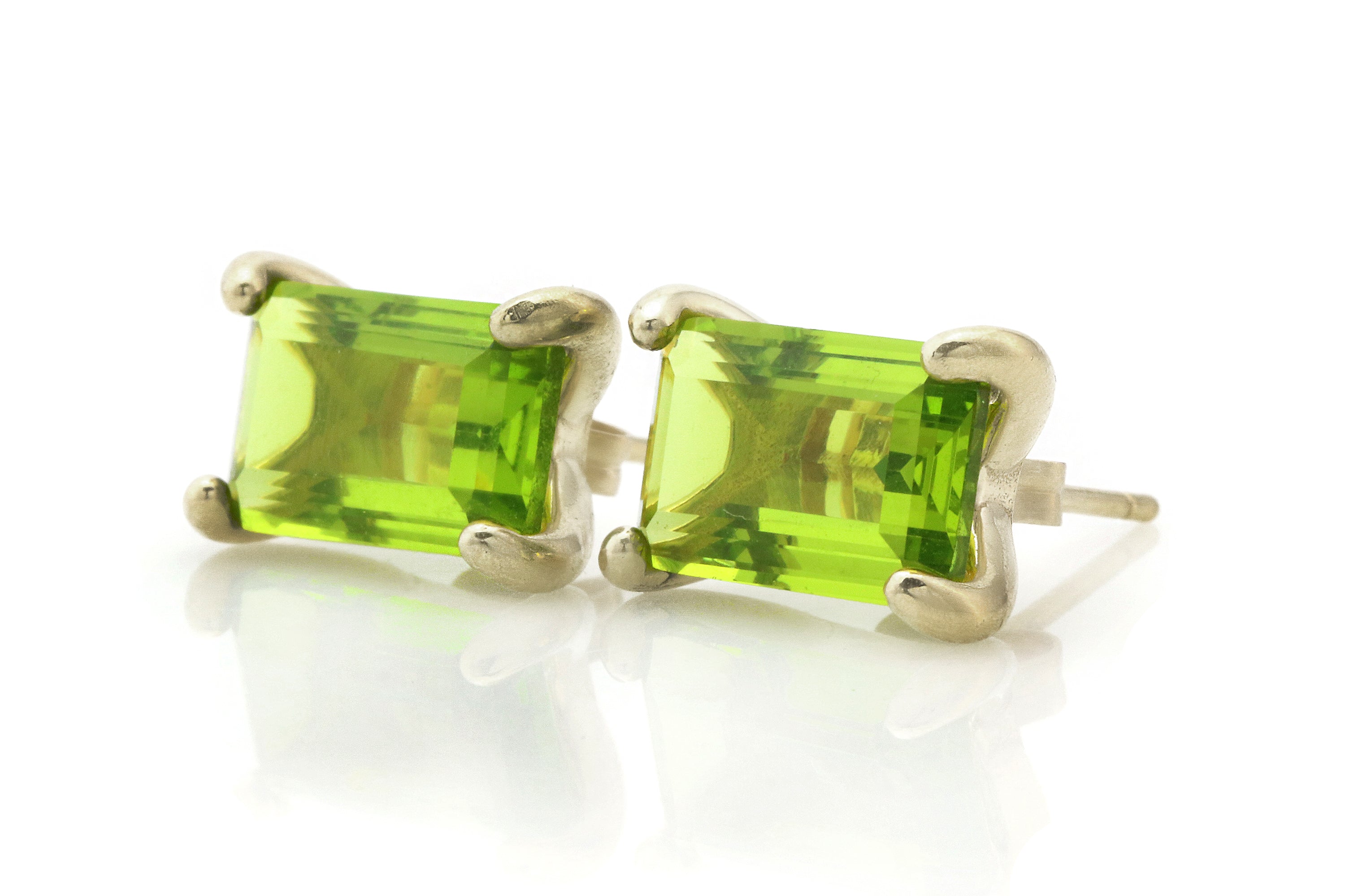 Sophisticated Peridot Gold Filled Earrings Earrings Anemone Unique