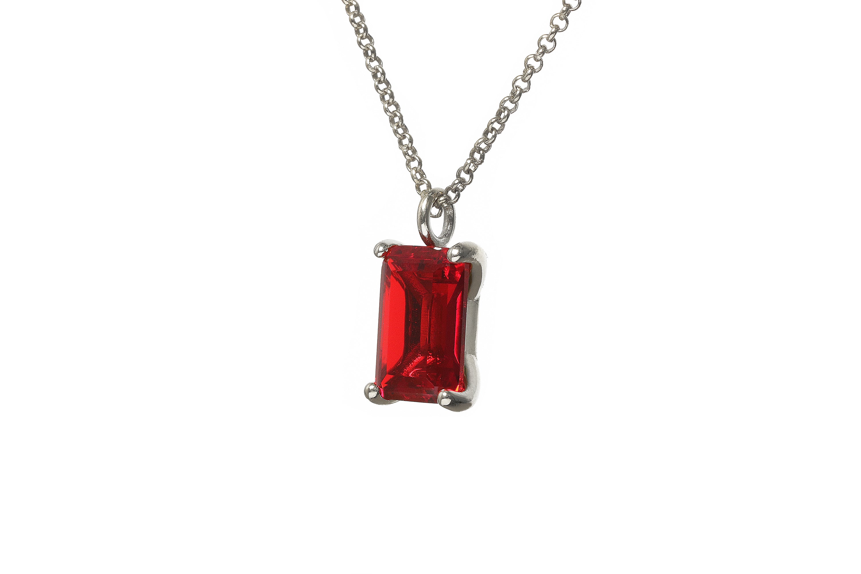 Stunning Gold Filled Ruby Necklace necklaces Anemone Unique