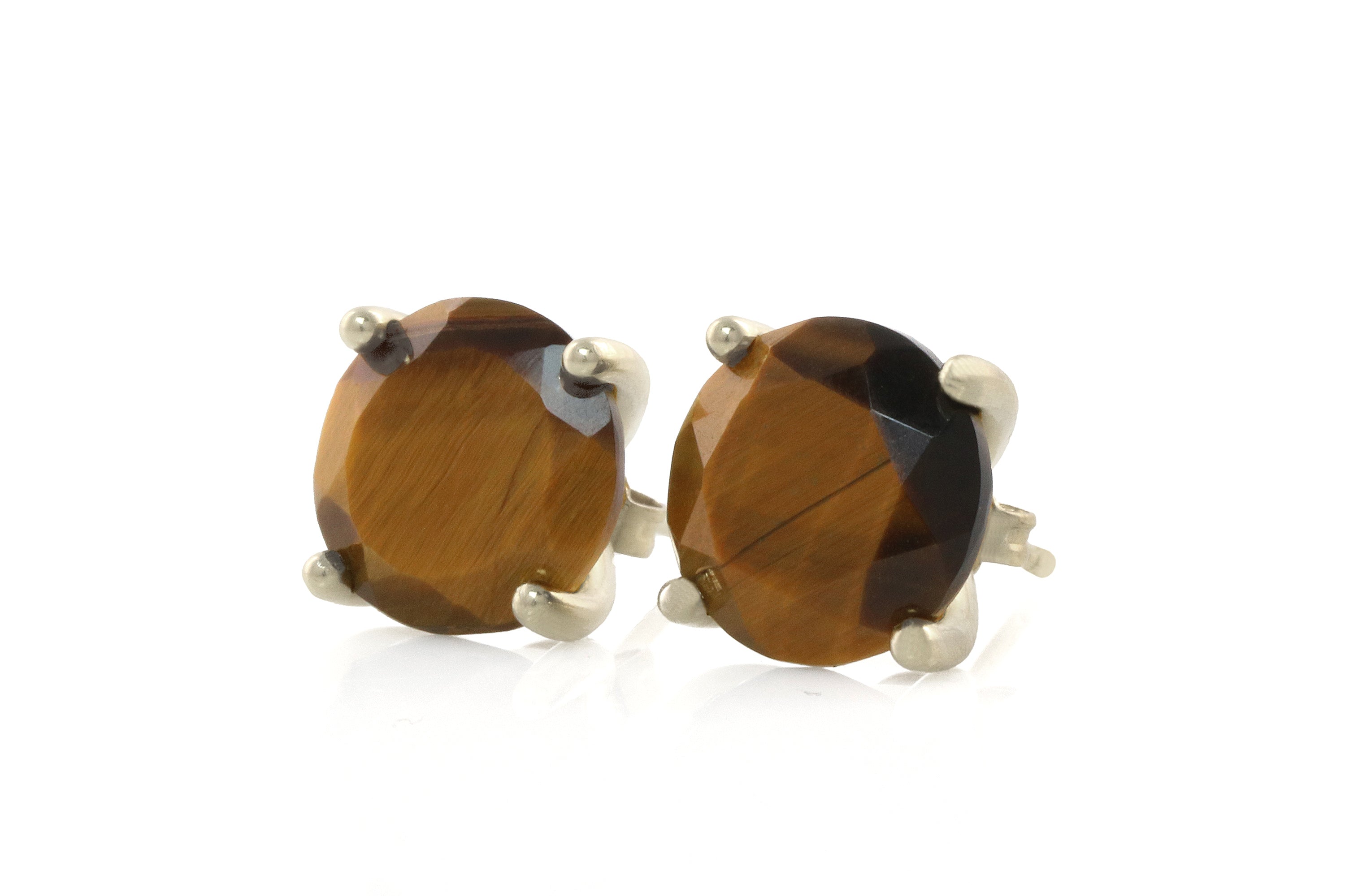 Flattering Tiger Eye Gold Filled Earrings Earrings Anemone Unique