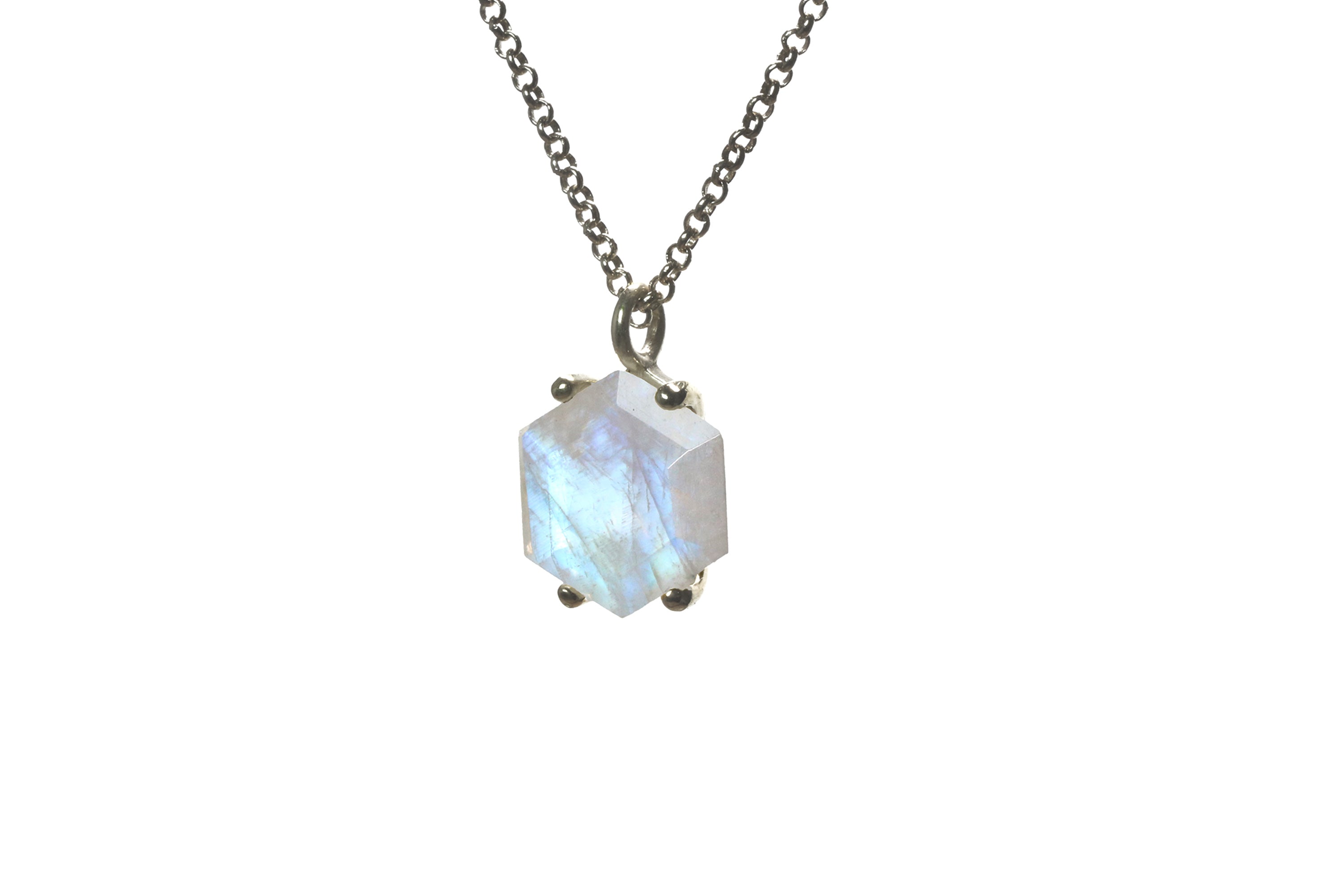 Exquisite Modern Moonstone Gold Necklace necklaces Anemone Unique