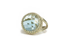Round Topaz in 14k Gold-filled Ring Rings Anemone Jewelry