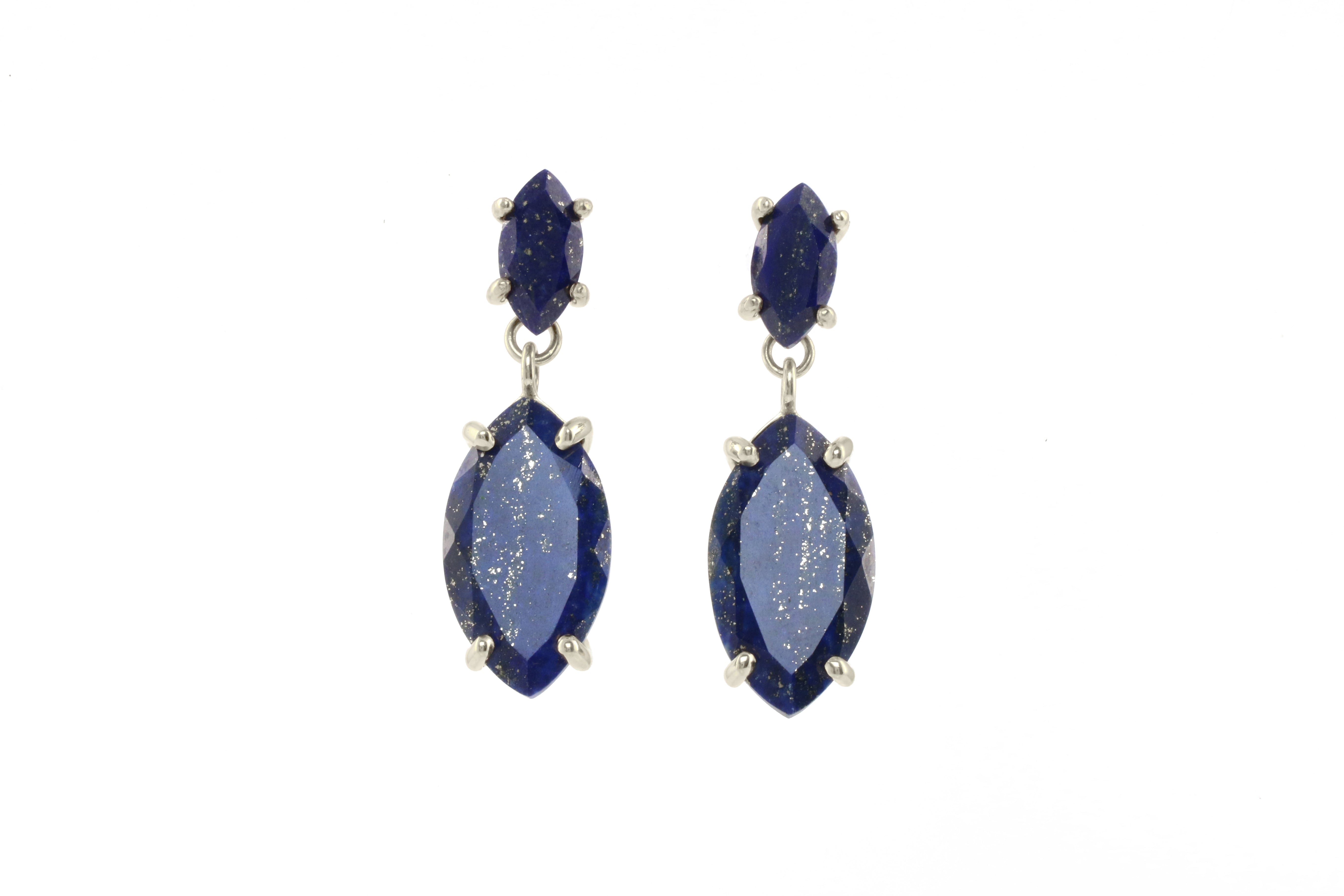 Glamorous Lapis Lazuli Gold Earrings Earrings Anemone Jewelry