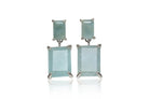 Statement Aquamarine Gold Filled Earrings Earrings Anemone Jewelry