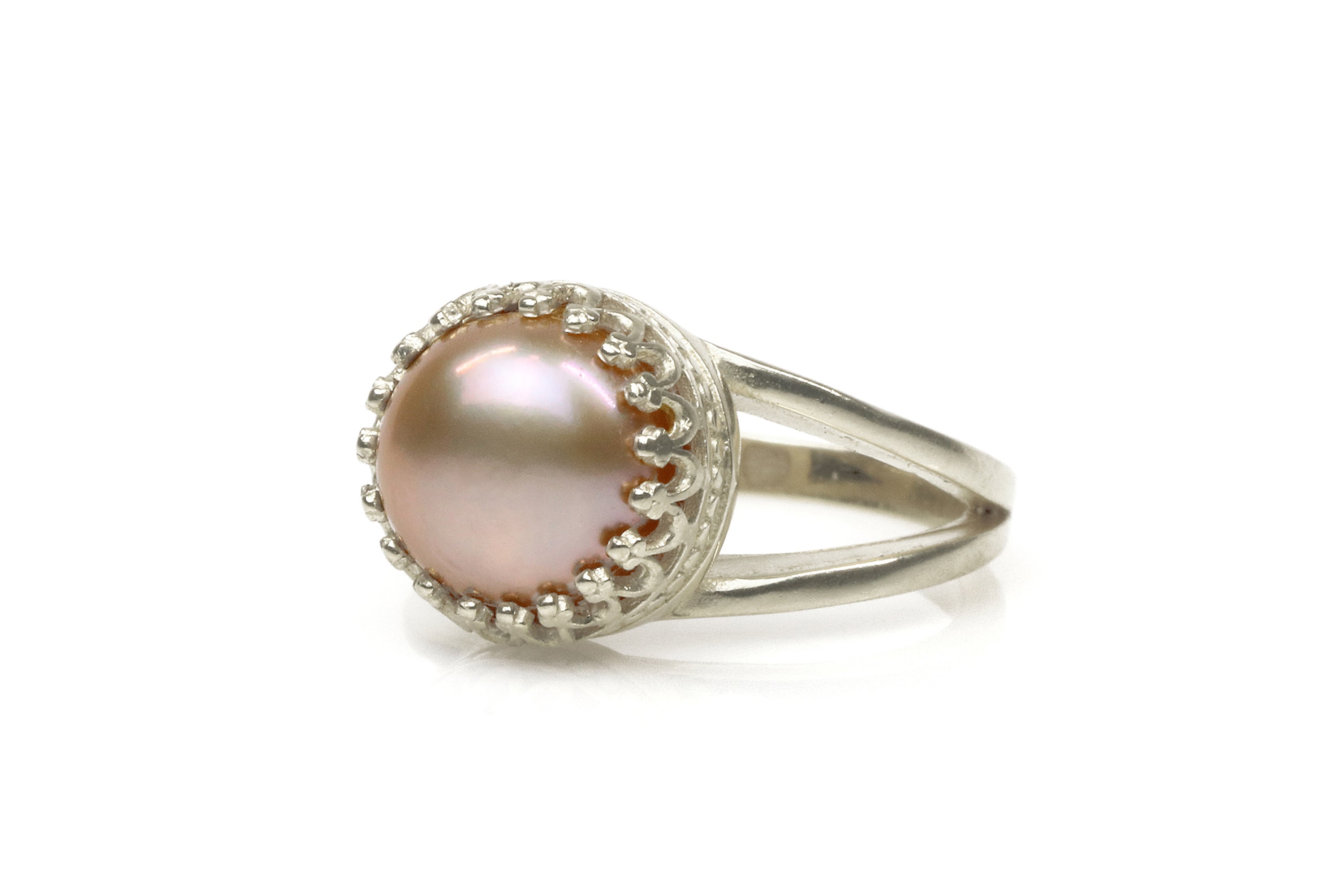 Rose Pearl in 14K Rose Gold-filled Ring Rings Anemone Jewelry
