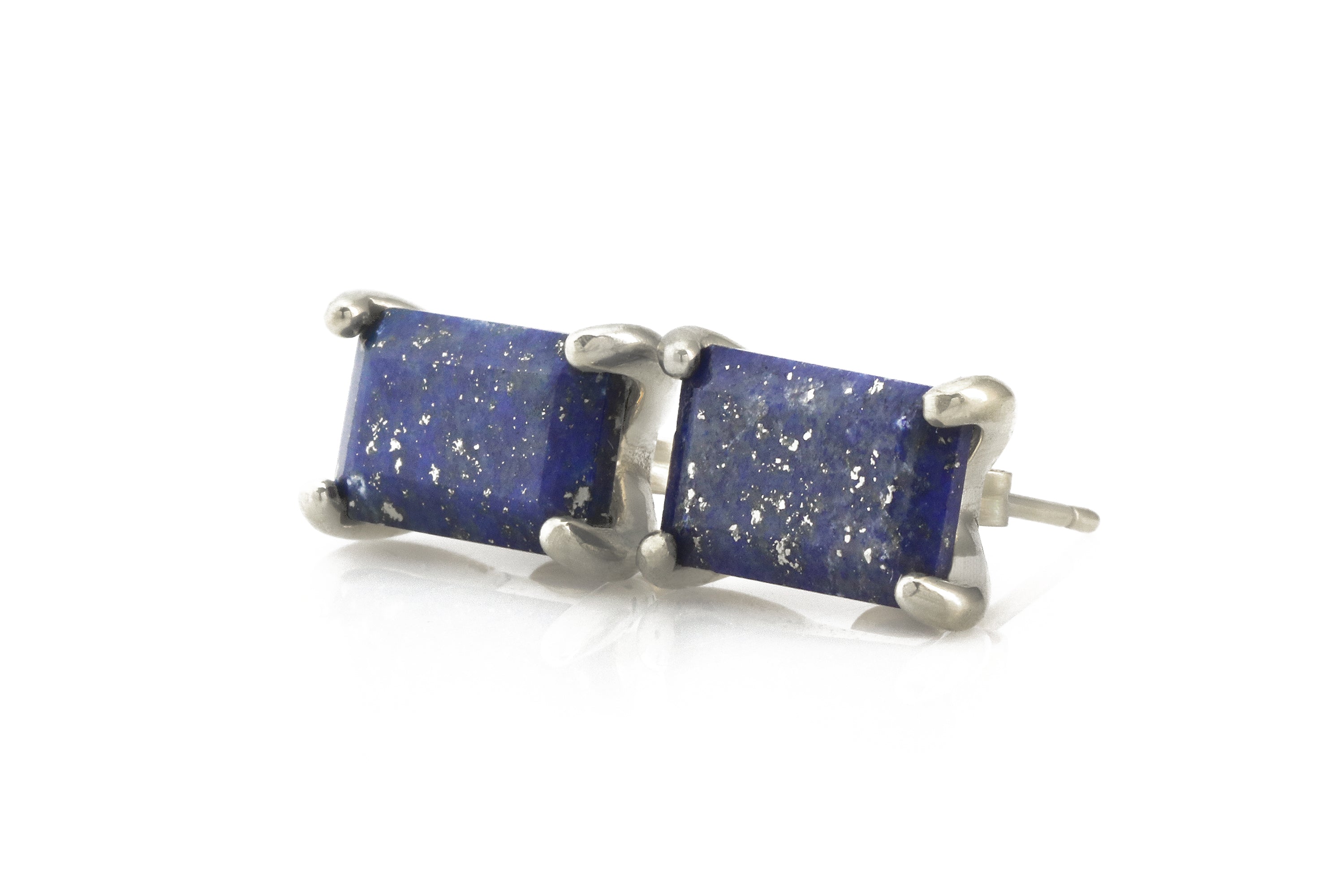 Sophisticated Lapis Lazuli Gold Earrings Earrings Anemone Unique