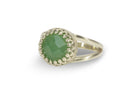 Aventurine in 14k Gold-filled Ring Band Rings Anemone Jewelry