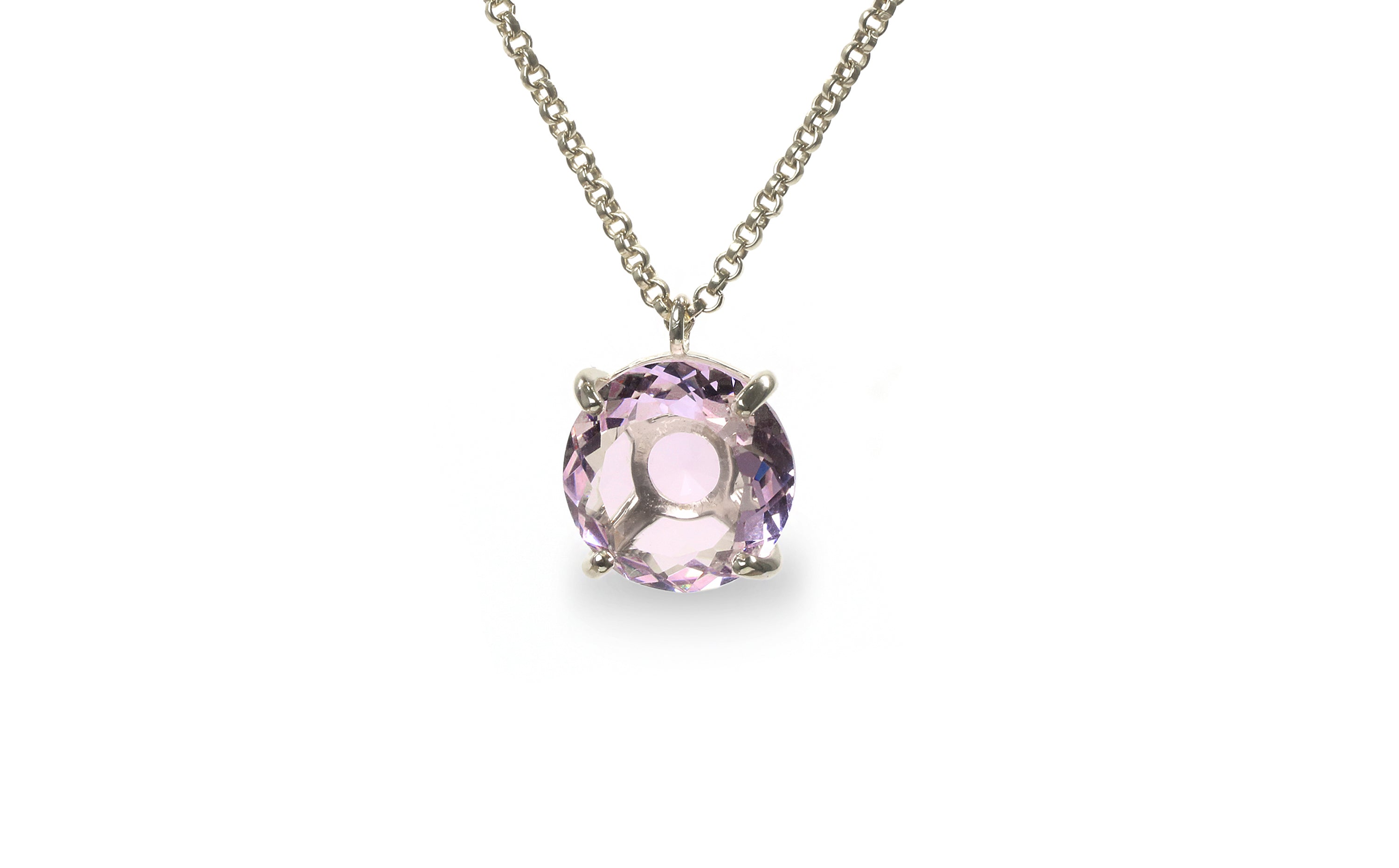 Brilliant Rose Quartz 14k Gold Filled Love Necklace necklaces Anemone Jewelry