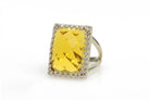 Citrine Ring in 925 Sterling Silver Rings Anemone Jewelry