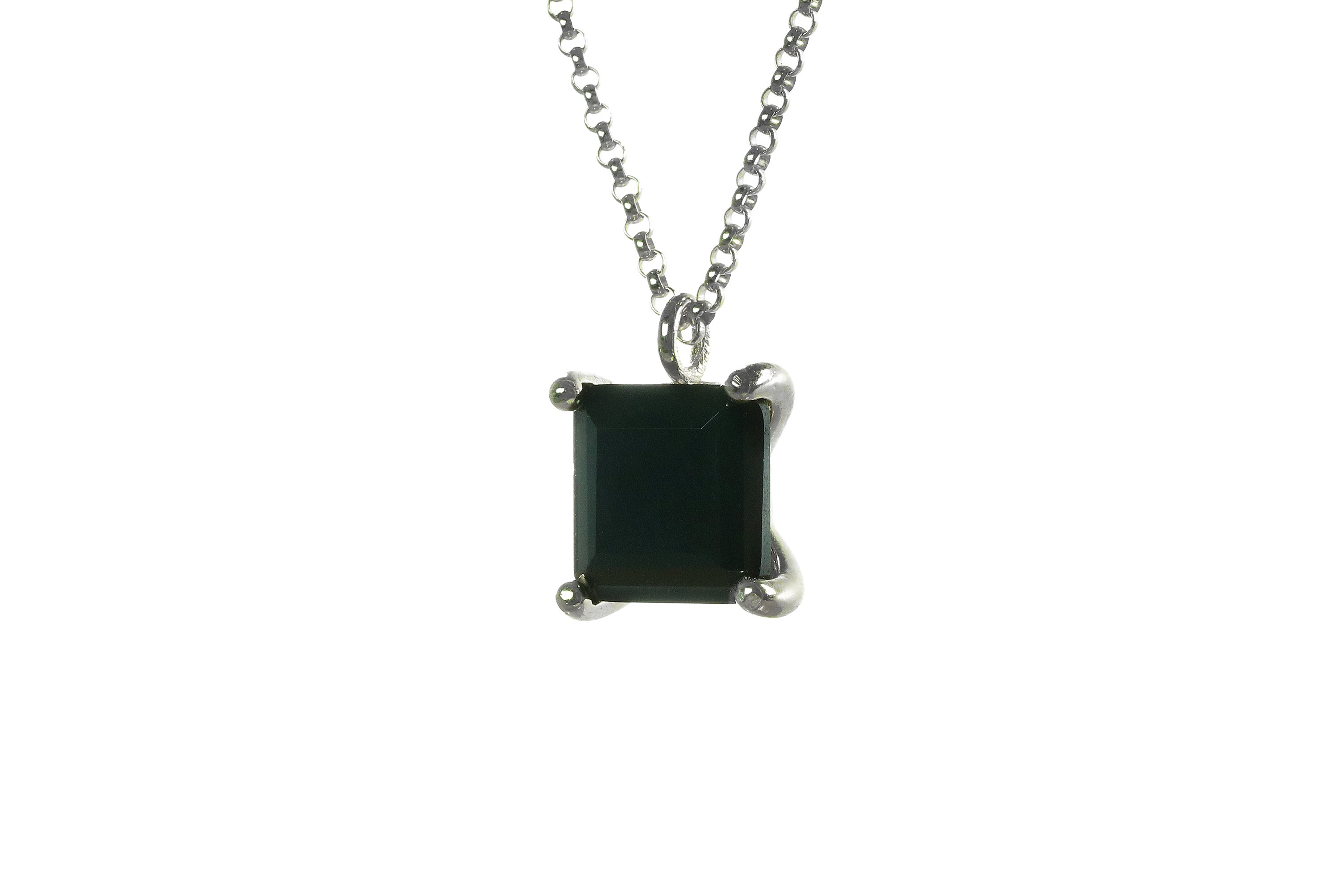 Bold Black Onyx Gold Necklace necklaces Anemone Unique