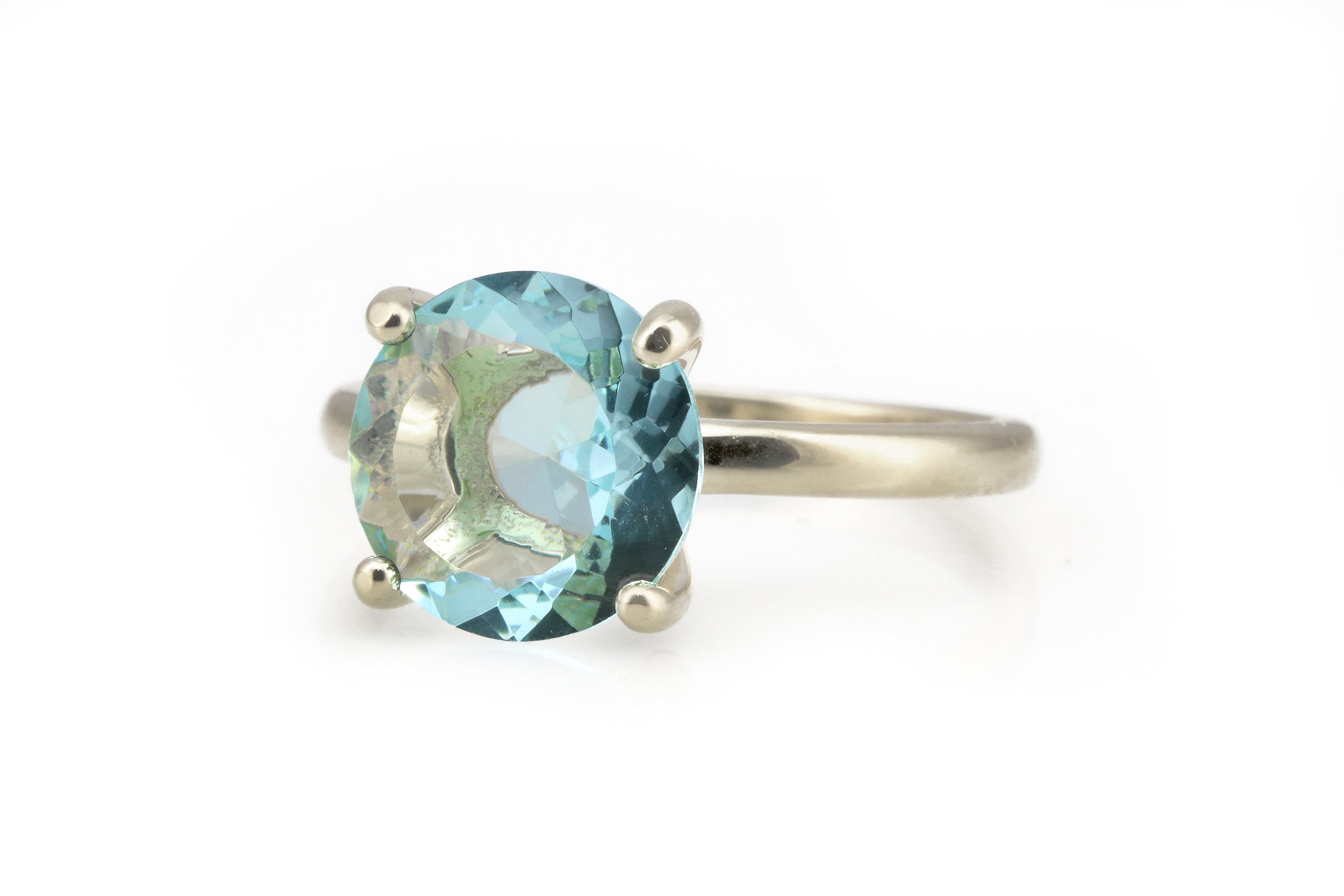 Artisan 14k Topaz Gold Ring Rings Anemone Unique