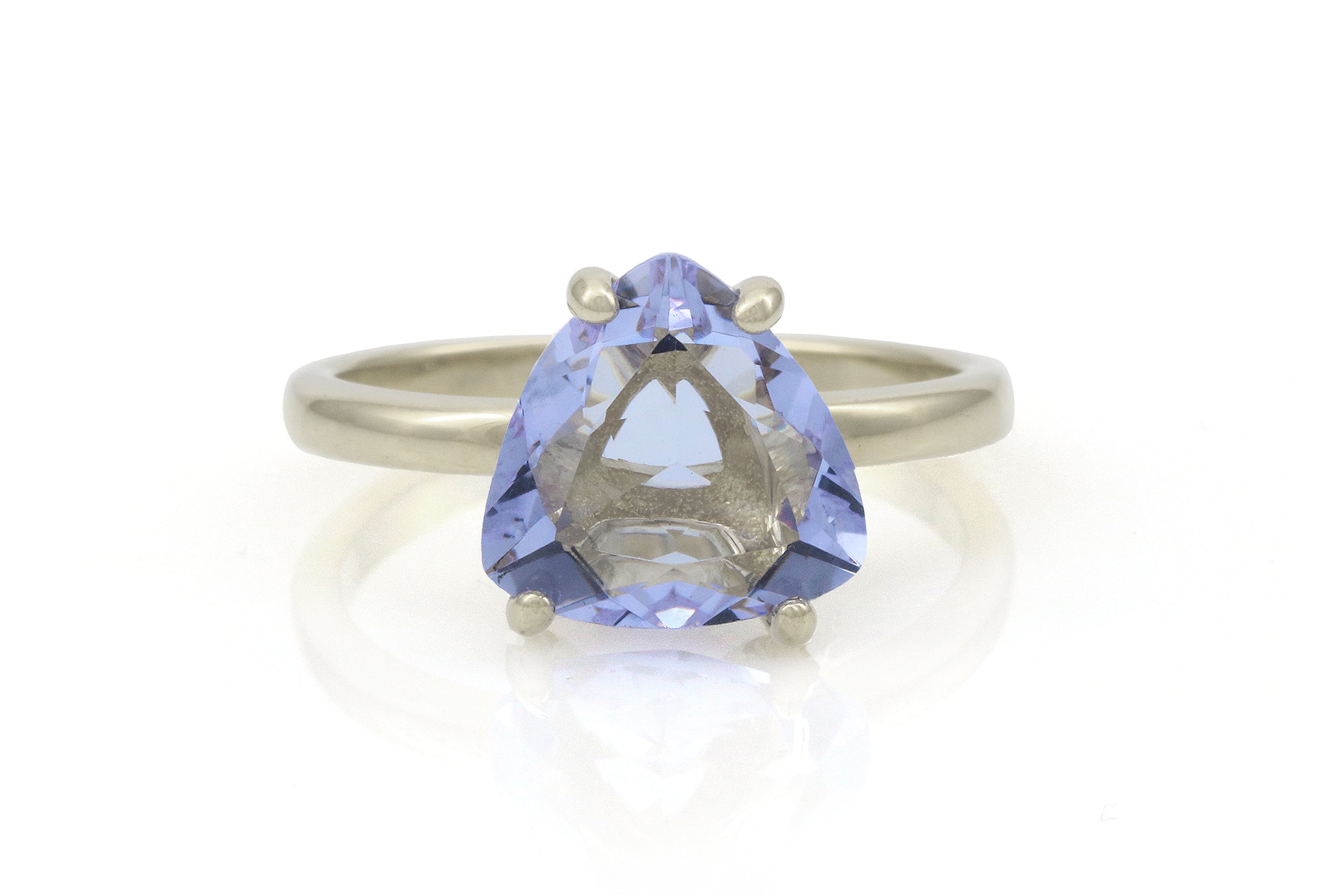 Appealing Tanzanite Jewelry Ring in Silver Rings Anemone Unique