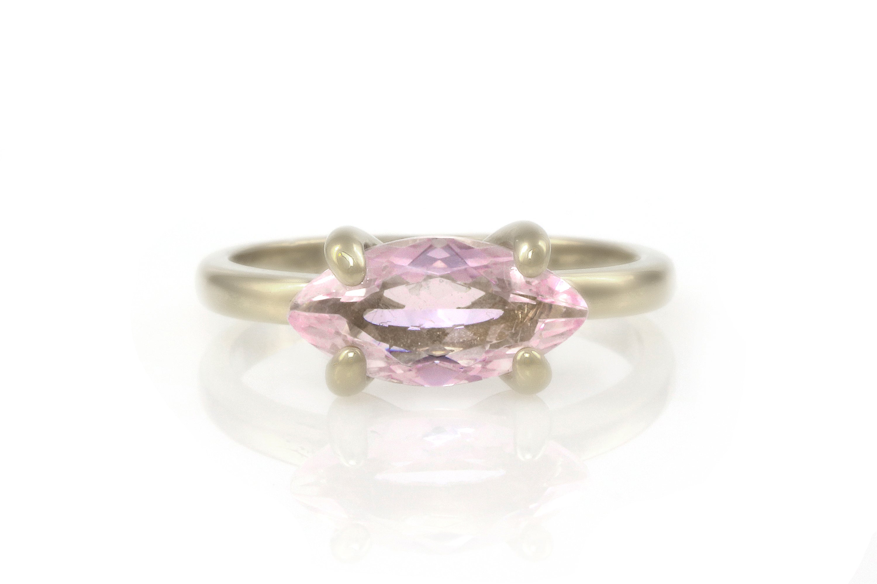 Rose Quartz Ring in 925 Sterling Silver Rings Anemone Unique