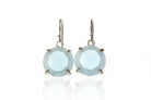 Decorative Aquamarine Earrings in Gold Earrings Anemone Jewelry