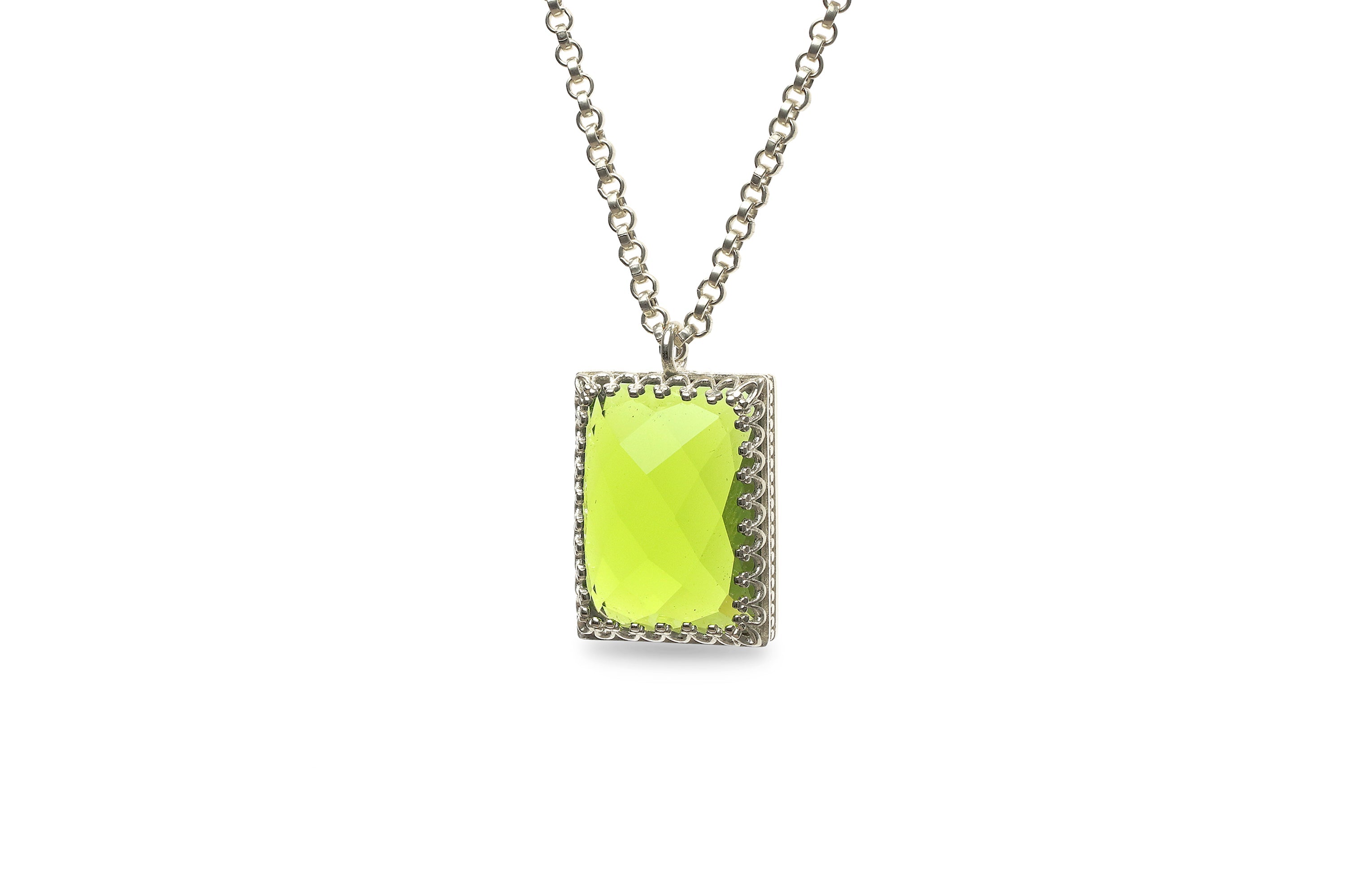 Peridot Jewelry Custom 14k Necklace necklaces Anemone Jewelry