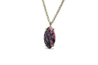 Gold Rhodonite Necklace in Prongs necklaces Anemone Jewelry