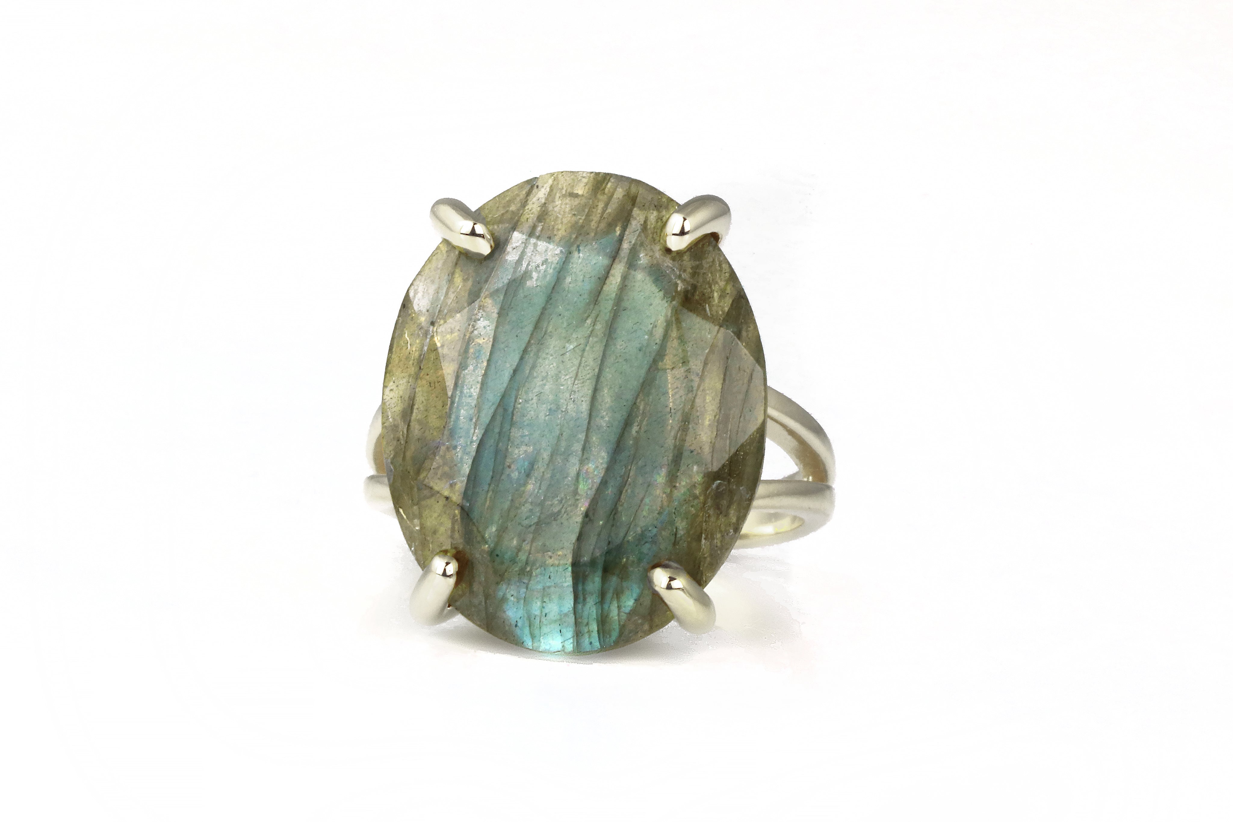 14k Gold-filled Labradorite Ring Rings Anemone Jewelry